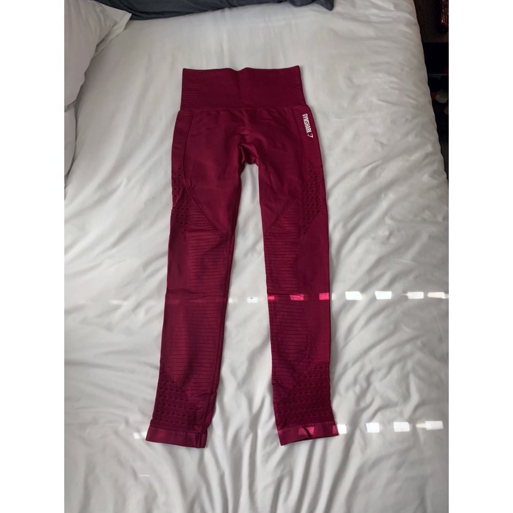 Gymshark Cranberry Energy Seamless Leggings